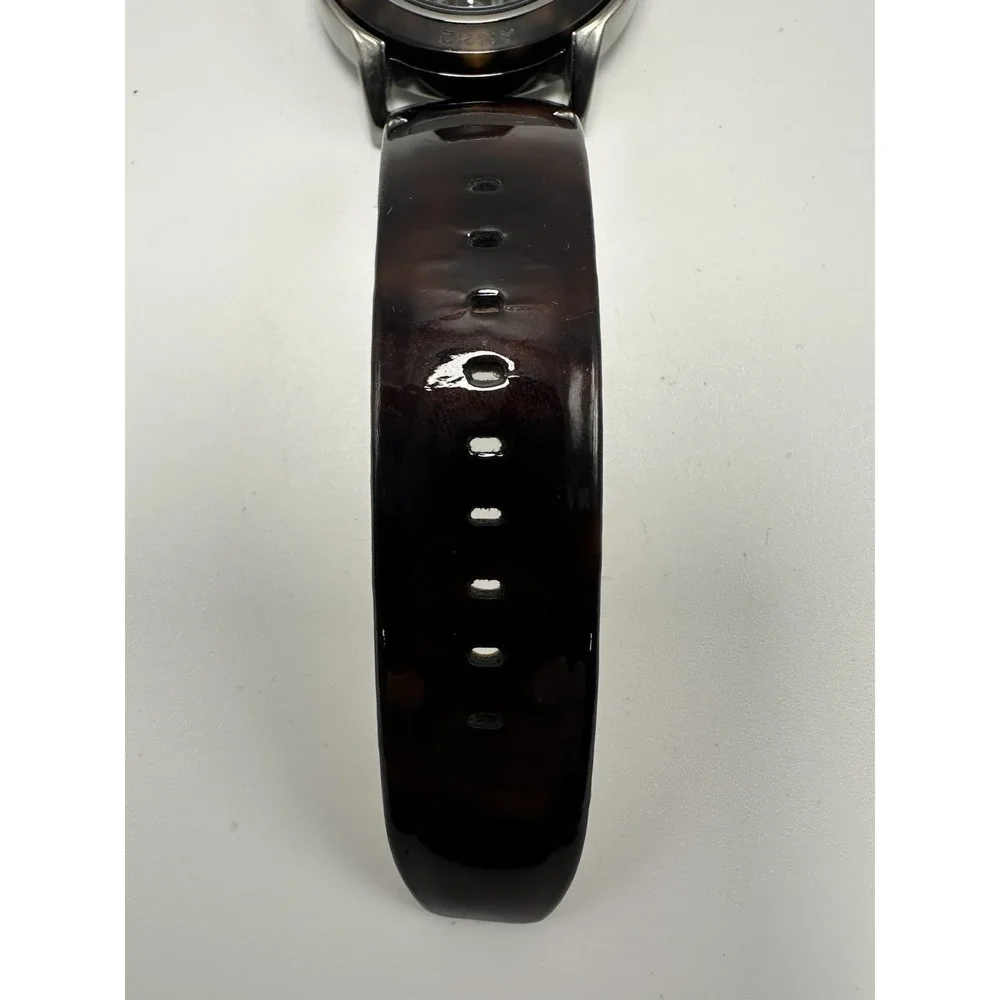DKNY NY-8651 New Battery‎ Tortoise-Shell 43MM Crystal Dial 7.5